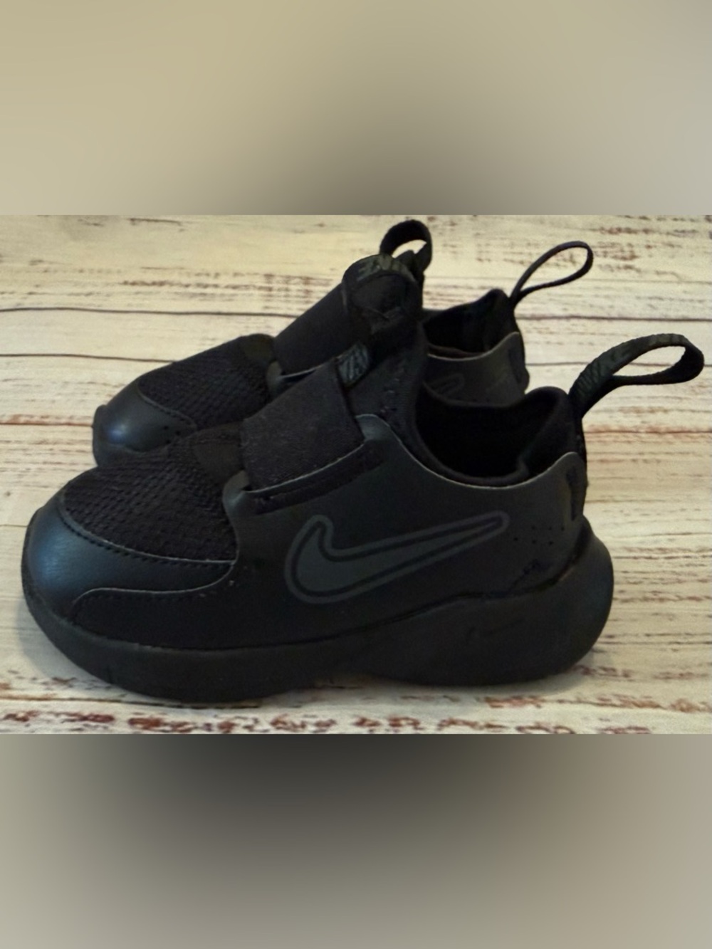 Nike Flex Runner Black Sneakers Toddler Boys 7C